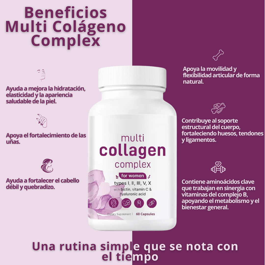 "Multi Colágeno Complex for Women"🌟RESALTA TU BELLEZA✨