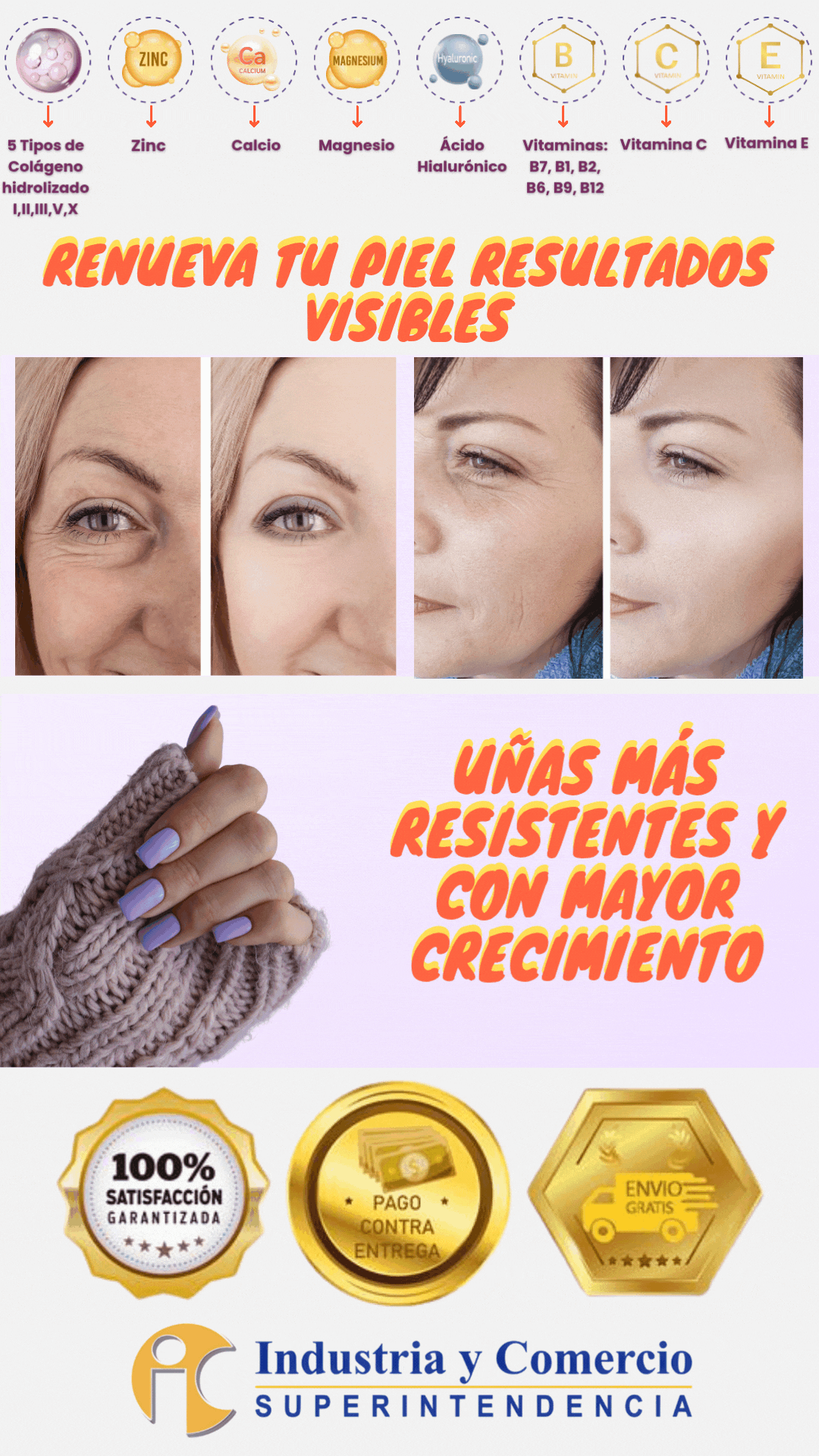 "Multi Colágeno Complex for Women"🌟RESALTA TU BELLEZA✨