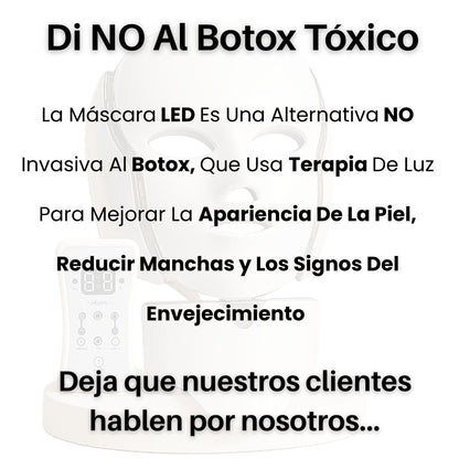 MÁSCARA FACIAL LED 7 COLORES = 7 BENEFICIOS PARA TU PIEL