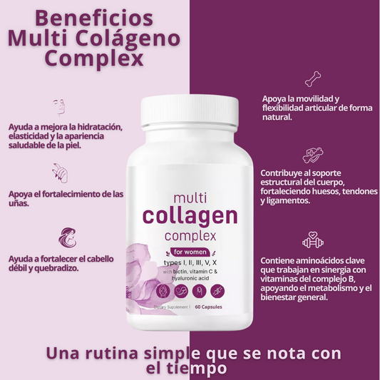 "Multi Colágeno Complex for Women"🌟RESALTA TU BELLEZA✨