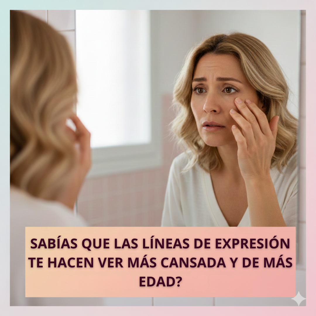 EL CONTORNO DE TUS OJOS ENVEJECE PRIMERO.